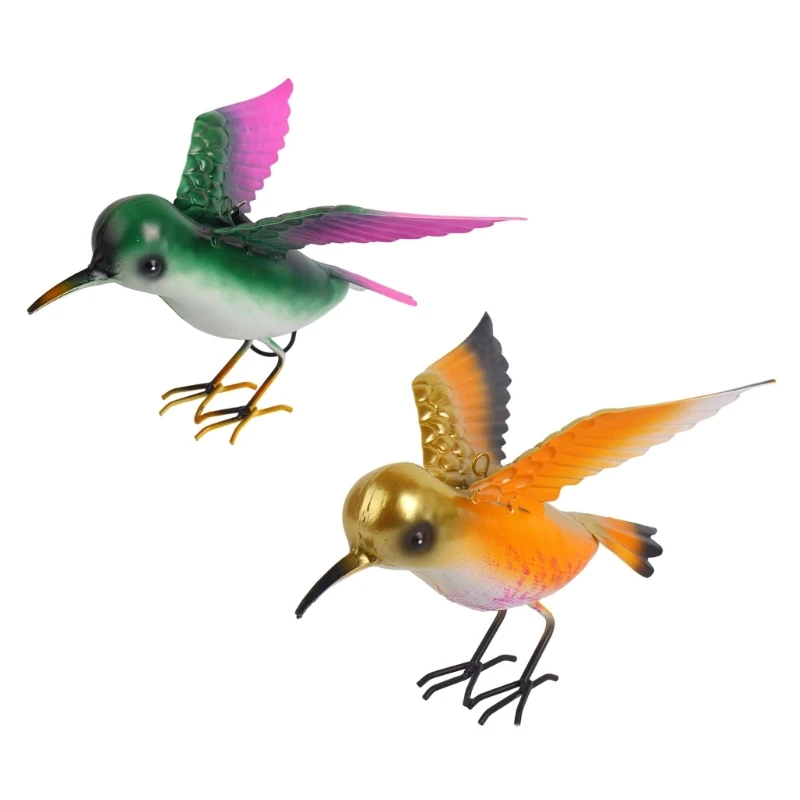 

Metal Bird Sculpture Animal Statue Outdoor Decorations Home Desktops Ornament