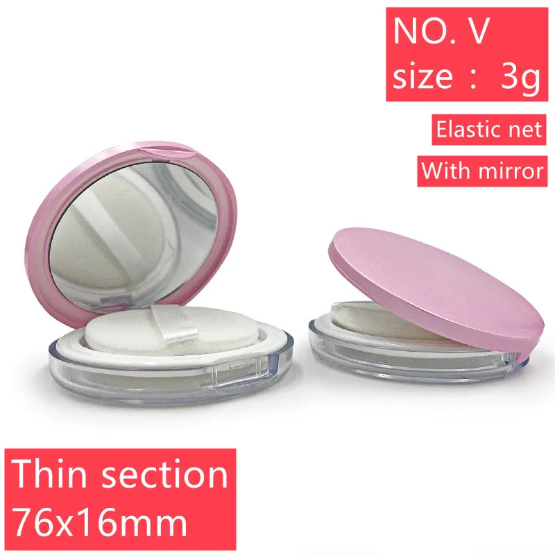 10 Stück Leere Puderdosen Aus Kunststoff, Mit Sieb – Für Lose Puder, Make-up Oder Kleinteile