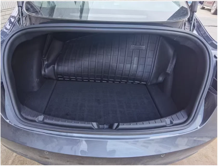 Boot Loading Sills Plate Cover For Tesla Model 3 highland -.10 Trunk Entry Guard+ Sides Insert Trims Protector