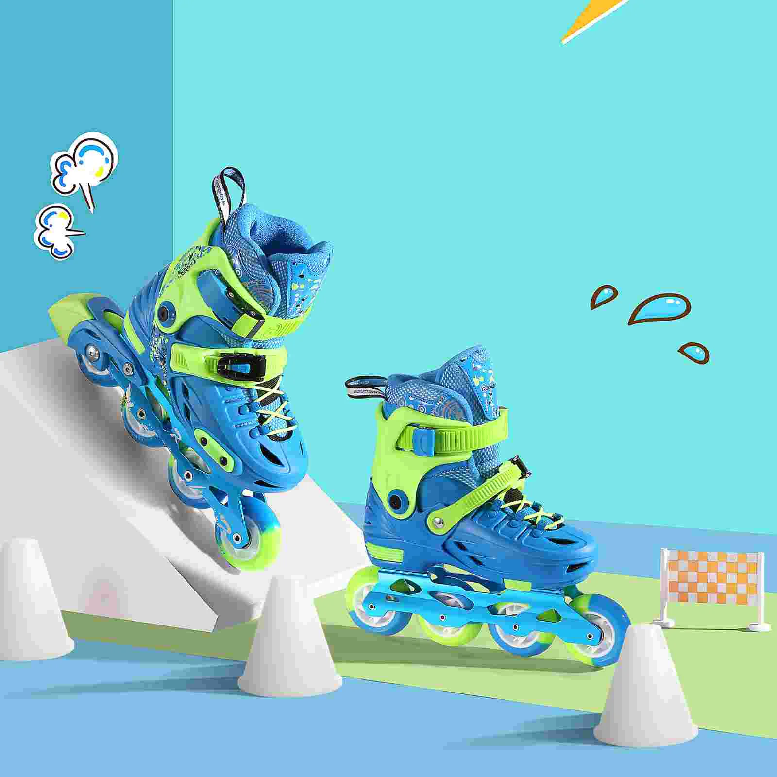 Рисунок 2 - Светящиеся роликовые коньки