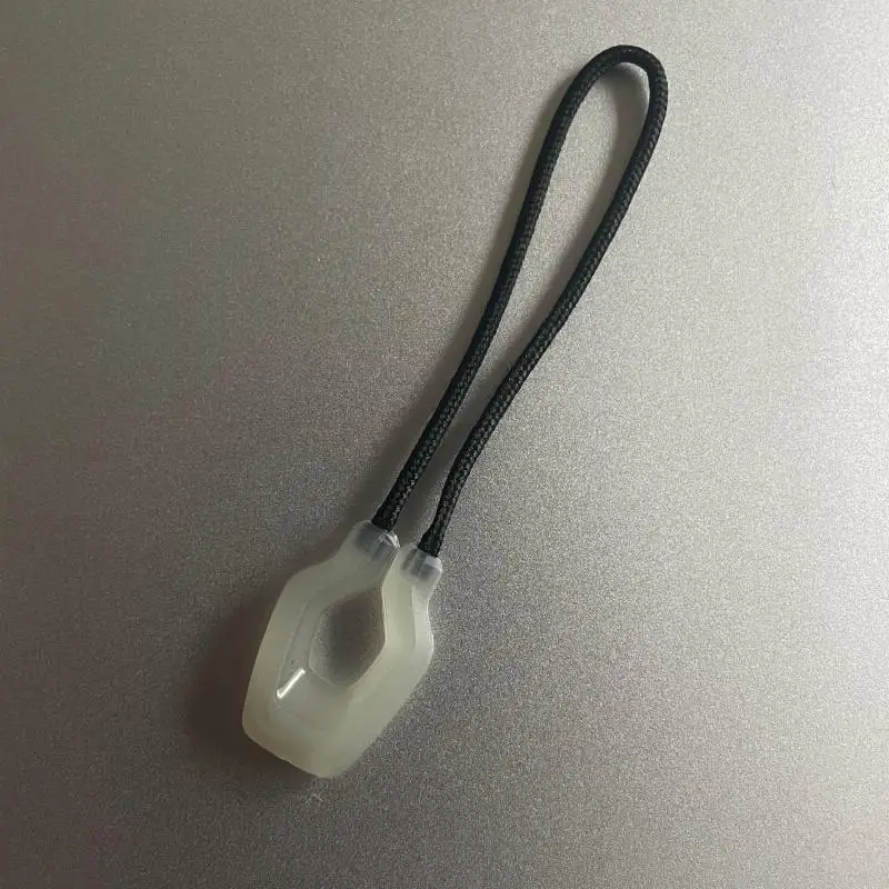 6pcs Backpack Zipper Tail Rope New Luminous Injection Molded Zipper Head Tail Rope Outdoor Self Luminous Zipper Tail Rope