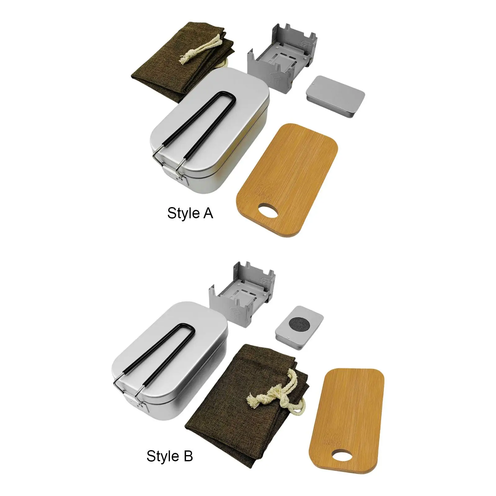 

Туристическая спиртовая плита, Ланч-бокс, туристическая плита, спиртовой нагреватель, 800 мл, Ланч-бокс Bento для патио, приготовления пищи, пешего туризма, кемпинга