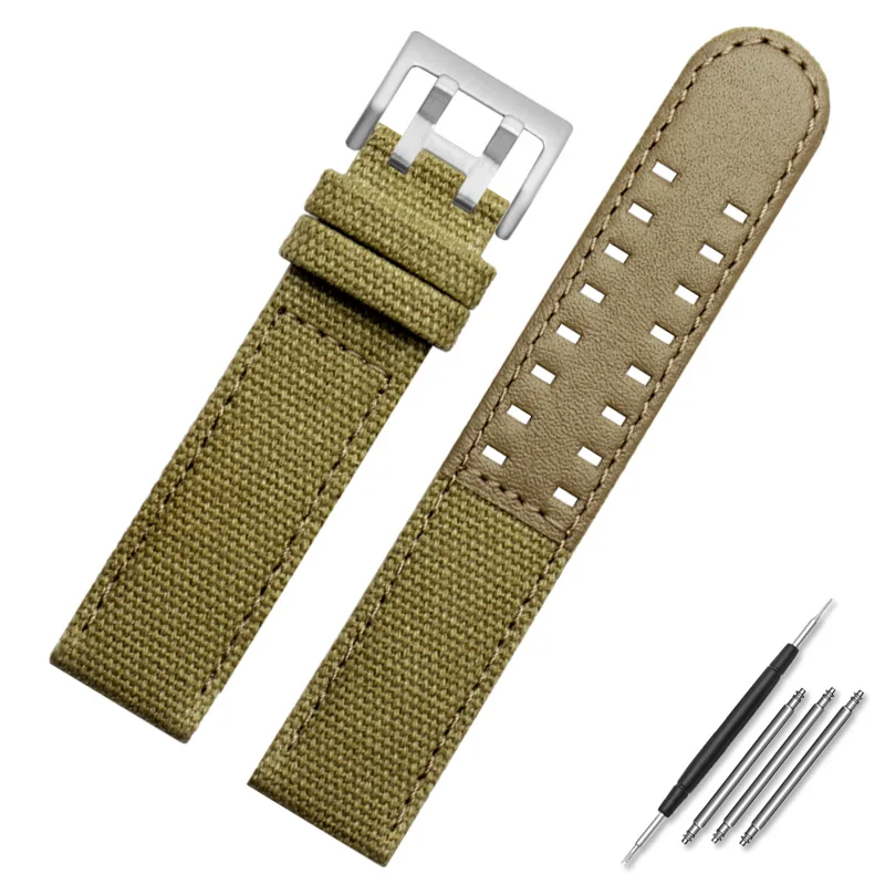 thumbnail image 1 of Correa de nailon para reloj Hamilton Khaki Field H760250 H68201993 /H7761653, correa deportiva para hombre Seiko de 20 mm y 22 mm, 1 of 5