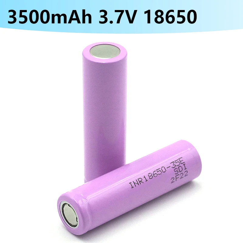 100% Batteria Originale 18650 3.7V 3500Mah Inr 35E 20A Scarica Batterie Ricaricabili Al Litio Pack Per Utensili Elettrici A 18650 Celle