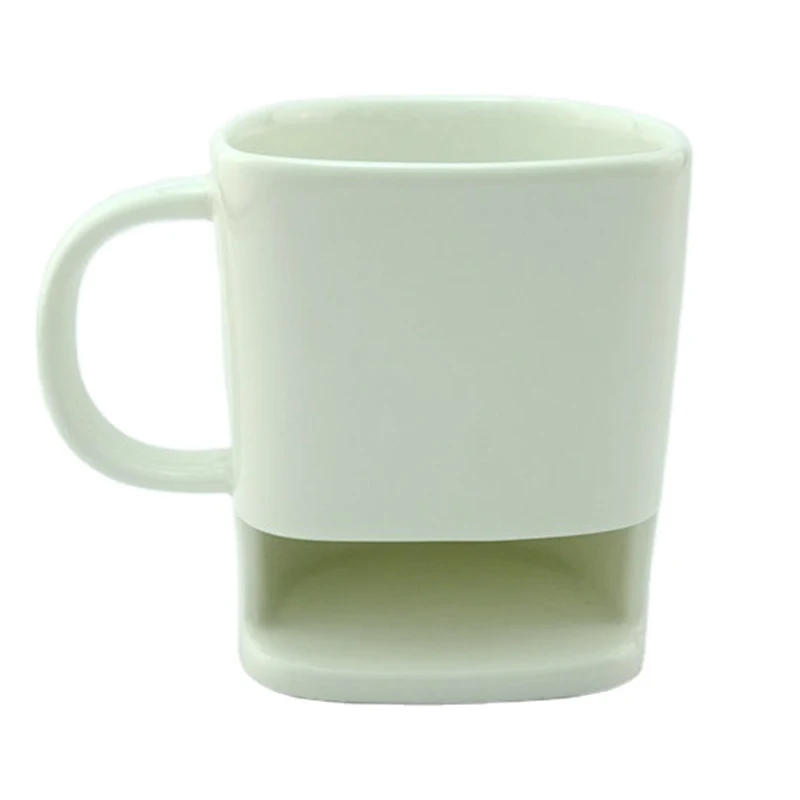 

3D Creative Coffee Mug Biscuit Cookie Dessert Pocket Ceramic Mugs Coffee Milk Tea Cups Drinkware