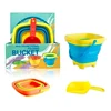 Beach Toys Kids Foldable Bucket Widely Use for Car Garden with Collapsible Shovel Rake Set Sand Molds Summer Outdoor for Kids 5