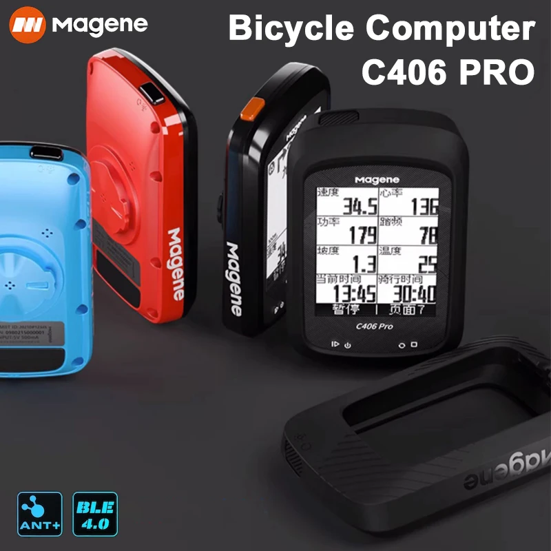 

Magene GPS Bike Computer Bluetooth Bicycle Speedometer Sensor MTB Road Cycling Training Heart Rate Monitor Bike Accessories