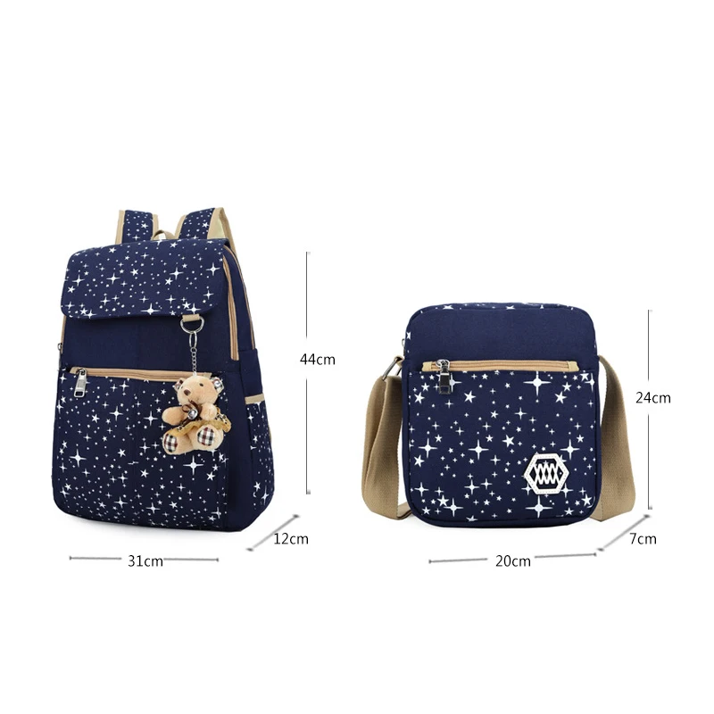 3pcs School Bags For Teenagers Girls Children School Backpacks Students Kids SchoolBag Set Travel Bag Rucksacks Mochila 5
