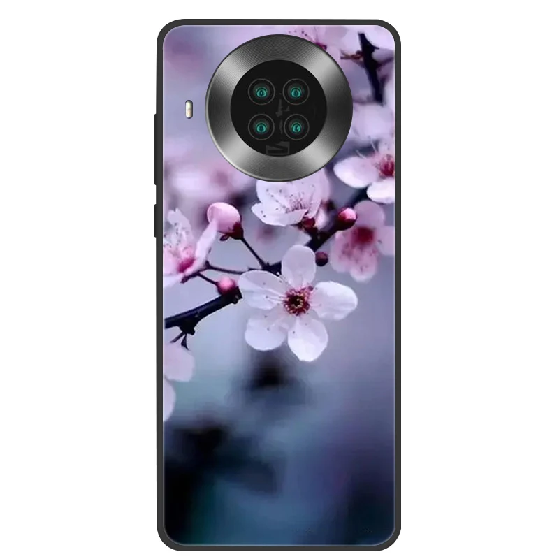 Silicone Cat Painted Soft Black Cover - Protective TPU Case