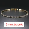 Bracelet de Tennis en cristal de luxe pour hommes, Hip Hop, tendance, Punk, zircone, chaîne de Couple sur la main, bijoux Streetwear