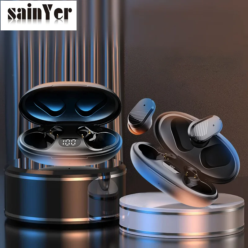 Беспроводные Bluetooth-наушники Sainyer стерео-гарнитура наушники с микрофоном и