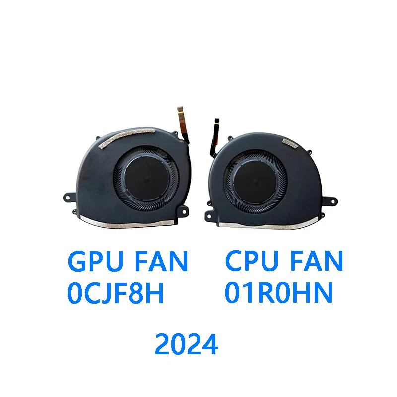 New Original Laptop CPU GPU Cooling Fan For Dell XPS 13 9340 9350 2024 01R0HN 0CJF8H