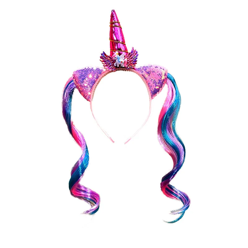 1pc, Sparkling Cute Headband For Birthday Parties And Festivals-Glitter Hair Accessory
