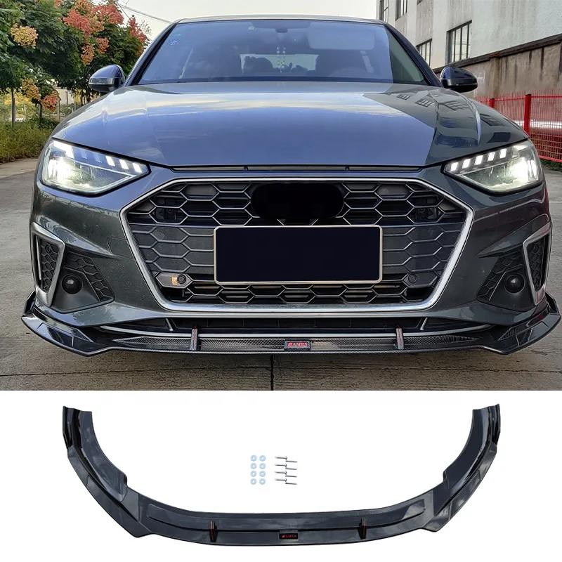 

1 шт., передний бампер из углеродного волокна для Audi A4 b9.5 2020-2022