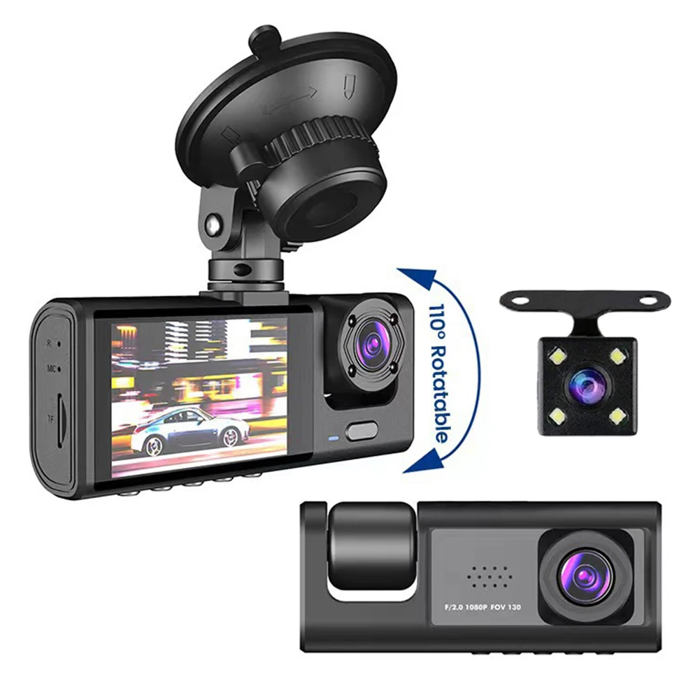  DVR HD 1080P 3-   ķ, 170   ڵ  ī޶,   ߰ ð, 3 ä