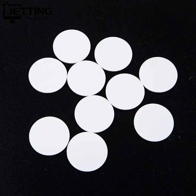 

10Pcs NFC Ntag215 Coin TAG Key 13.56MHz NTAG 215 Card Label RFID Ultralight Tags Labels 25 Mm Diameter Round