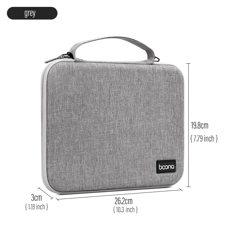 Kaufe Boona Handtaschen-Hülle für iPad Pro 11 Zoll, Tasche, Schutzhülle,  stoßfeste Tasche, Reißverschluss mit Halterung, Tablet-Laptop-Tasche,  Aktentasche
