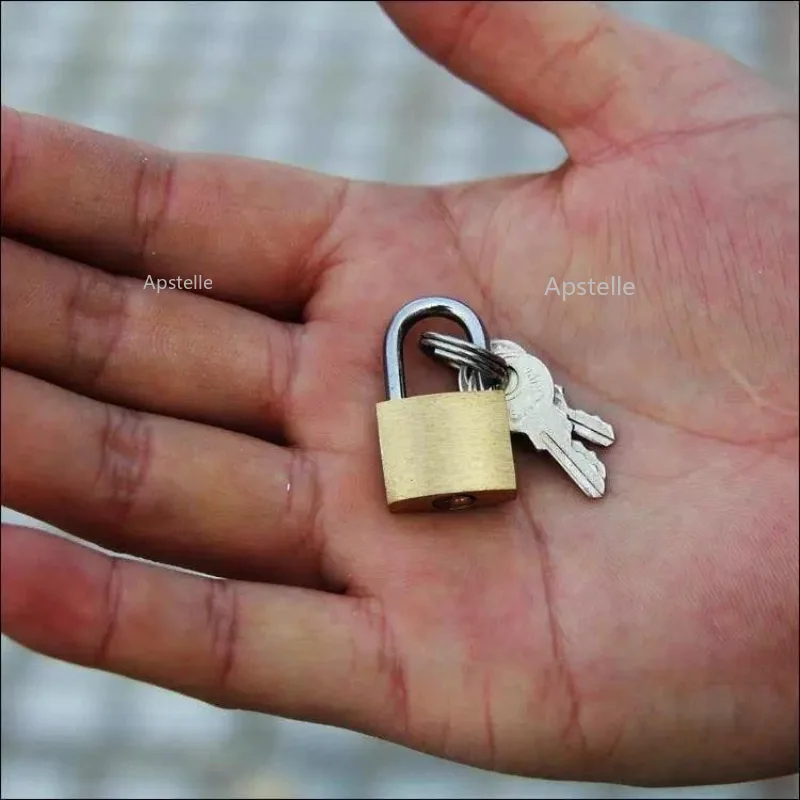 Lucchetto Per Bagagli 1Pc Lucchetto Per Cassetta Postale Lucchetto Per Armadietto Con Serratura In Ottone Piccolo 18/20Mm Con Cassetta Di Sicurezza