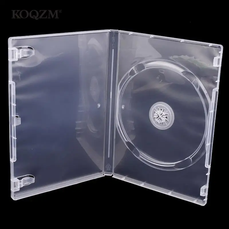 1PCS 14mm CD Storage Box Transparent DVD Case CD Package Portable for Home Cinema-Single Disc 190*135*14mm