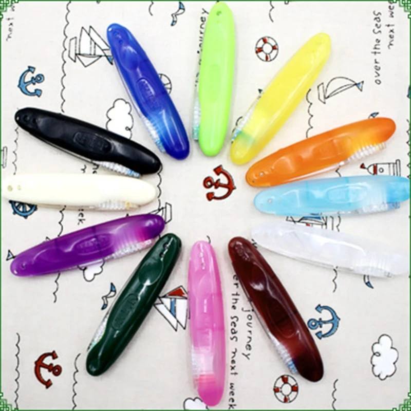

Y1UF 1pc Foldable Soft Hair Portable Toothbrush Travel Camping Hiking Outdoor