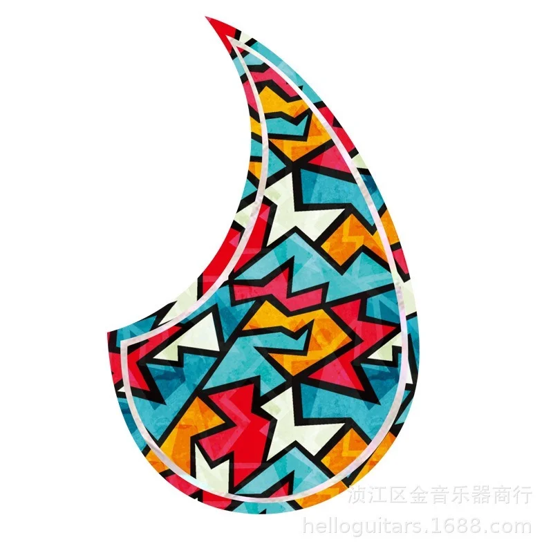 Adesivo per chitarra Adesivo protettivo autoadesivo per protezione professionale per chitarra Adesivo decorativo per pannello per chitarra antigraffio
