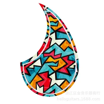 Adesivo per chitarra Adesivo protettivo autoadesivo per protezione professionale per chitarra Adesivo decorativo per pannello per chitarra antigraffio