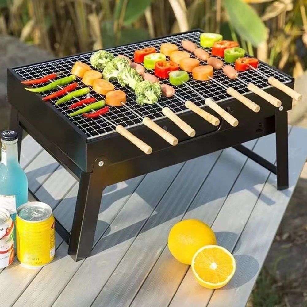 Portable Table Top Charcoal Grill