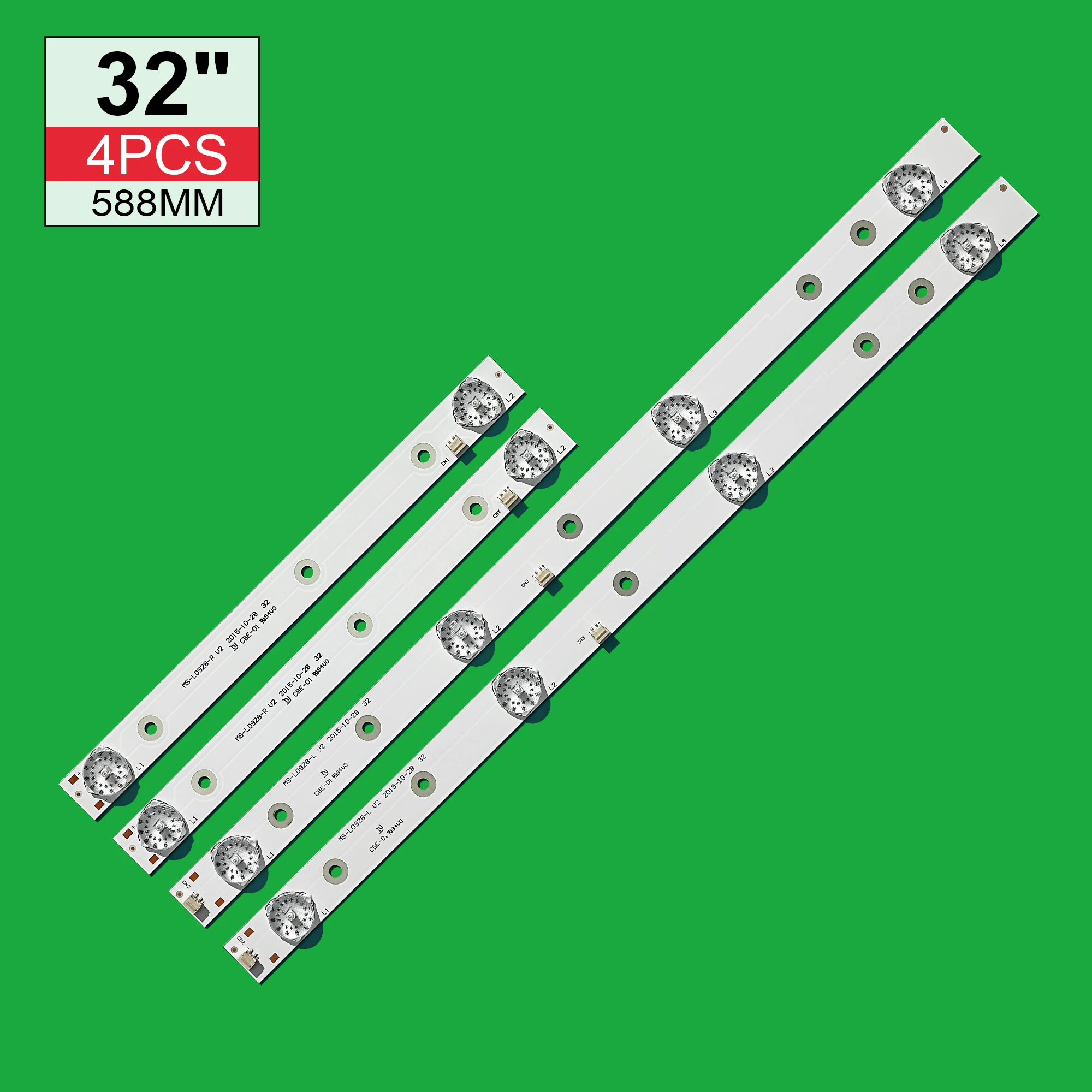 led backlight tira para akai