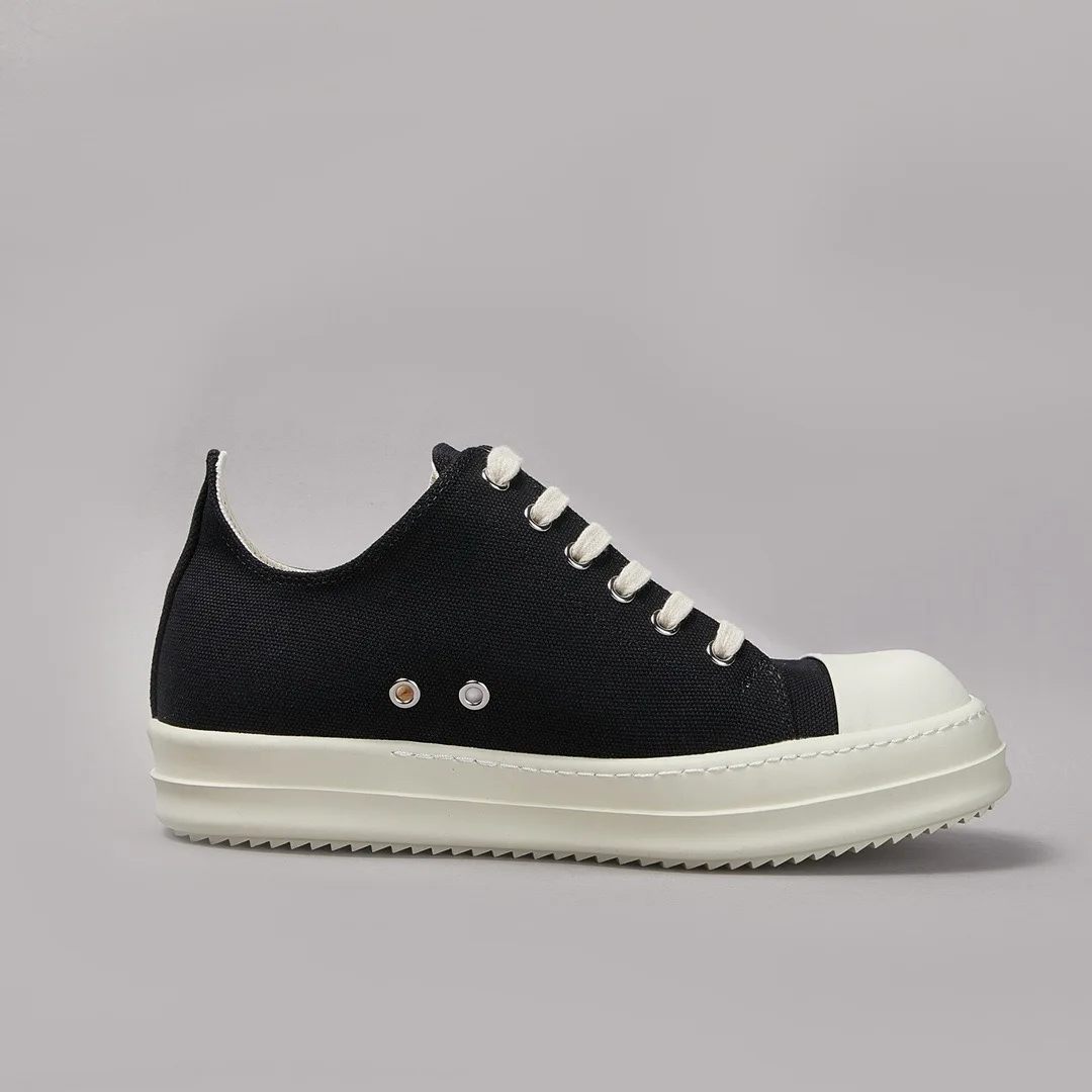 Fashion Sneakers Ricks Outdoor Luxury Canvas Low Top Owens Party Men Women Casual Shoes