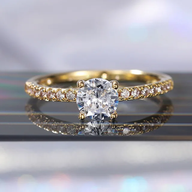 925 Sterling Silver Zircon Ring – Women’s Wedding & Engagement Jewelry Gift - Image 3