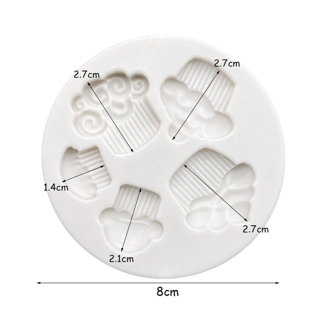 Fagylalt Sütemény Szilikon Cukrász Penész Gyanta Szerszámok Csokoládé Cupcake Sütés Fondant Díszítő - Image 4
