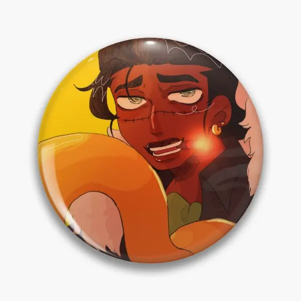 

Женская металлическая брошь в виде крокодиловой кожи, с мягкой кнопкой