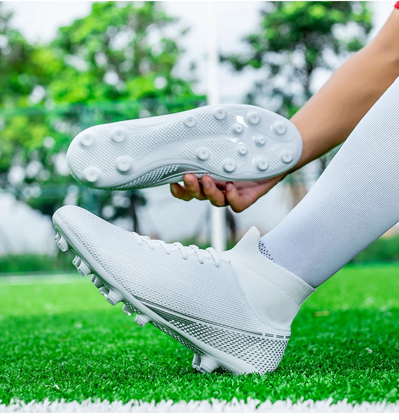 Zapatillas de fútbol para hombre y niño, botas de fútbol FG/TF para interior y exterior, para niños y niñas_voghion.com