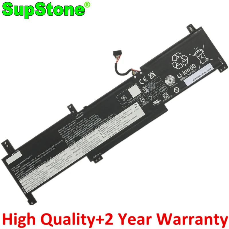 Batterie Pour Lenovo IdeaPad 1-14IAU7 Et Autres Modèles - 42Wh - Compatible L21M3PF0, L21M3PF1