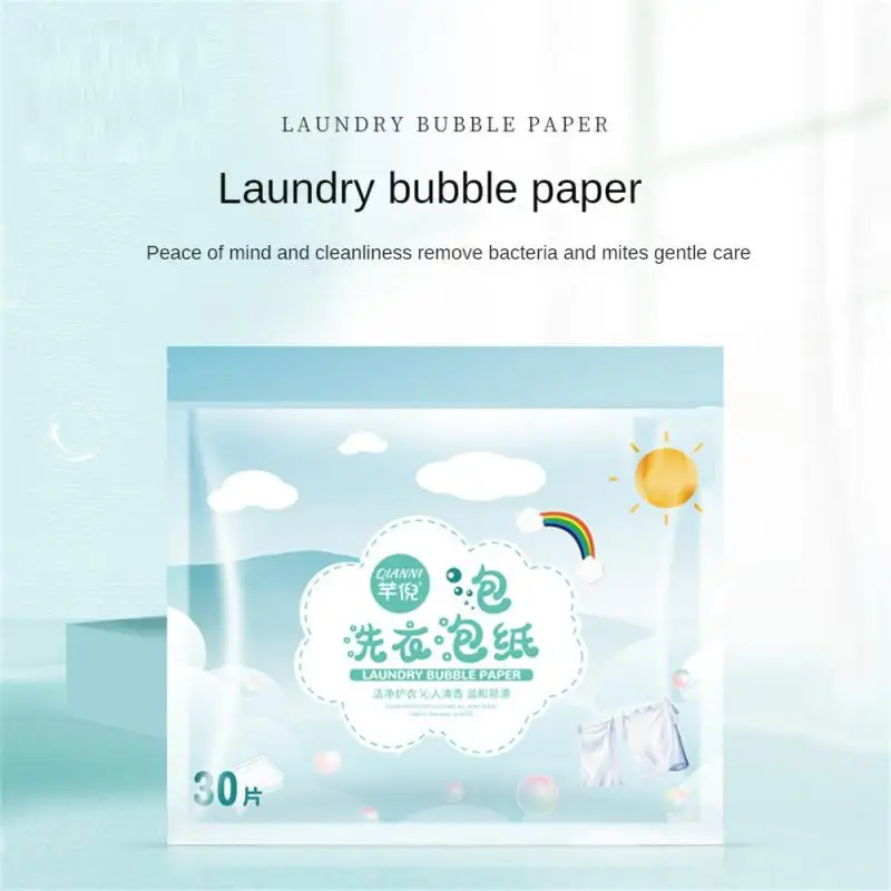 Laundry Foam Paper Strong And Deep Domestic Strong Decontamination Stain-resistant Bed Sheet Anti-color Washing Accessories