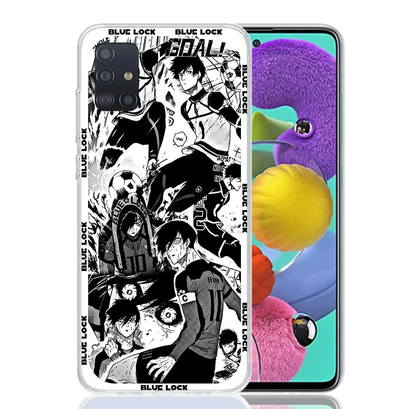 Blue Lock Anime-Themed Phone Case - Vibrant Design for Samsung Galaxy Devices