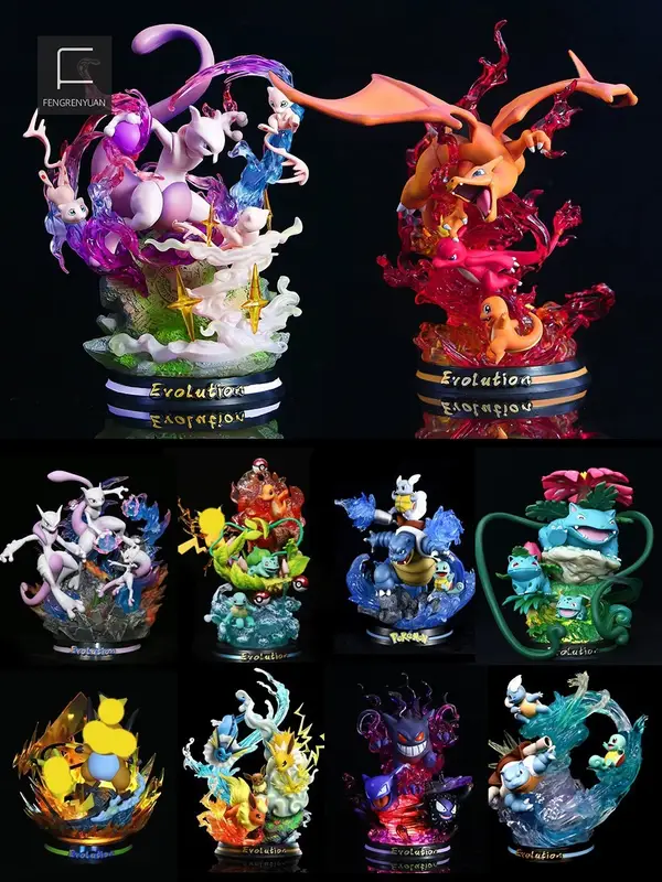 Pokemon Anime Figure  Vulpix Scenes Version Figurine Toys PVC Model Collection Dolls surprise box  mystery box  gift for a child - Image 3