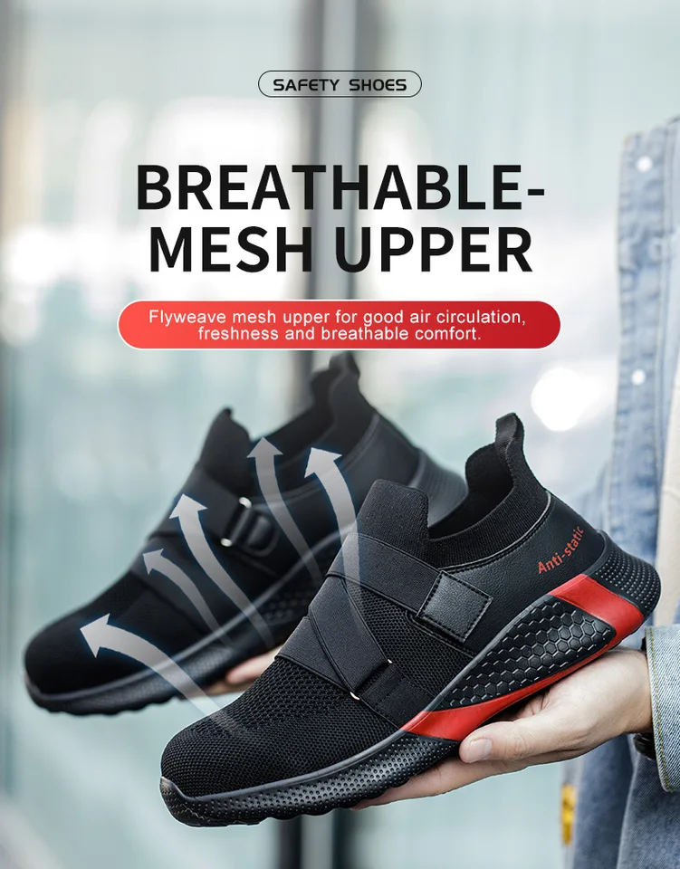 Calzature Antiscivolo Lavoro Scarpe Antinfortunistiche Uomo - Foto 3