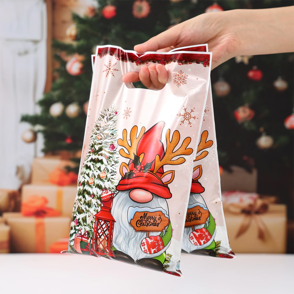 Christmas Snowman Gift Handbag Merry Christmas Decoration for Home 2025 Navidad Natal S... - SKU CSGH1842 - UGI Packaging