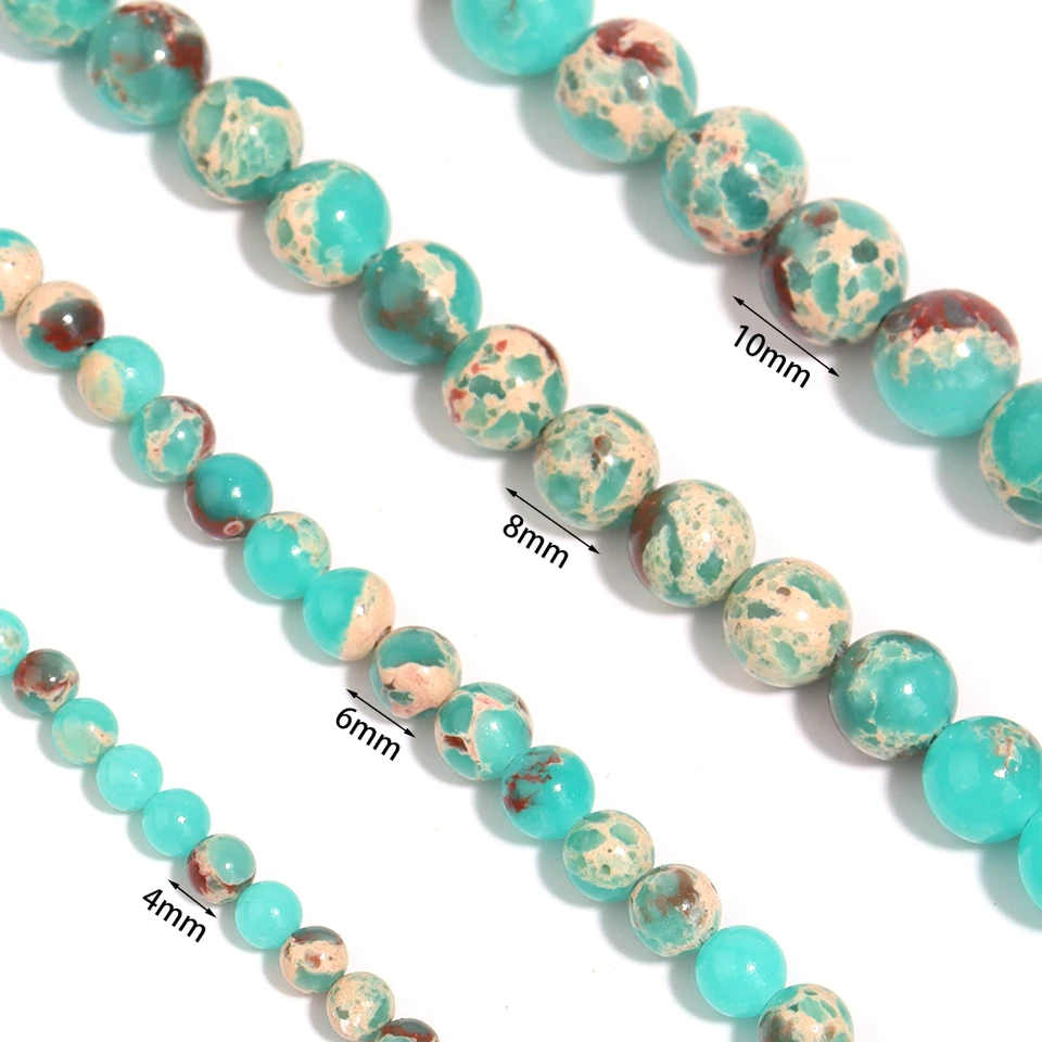 Yochus Perline Di Quarzo Trasparente Liscio 8mm, 45 Pezzi Per Filo, Per Creazione Gioielli Fai Da Te