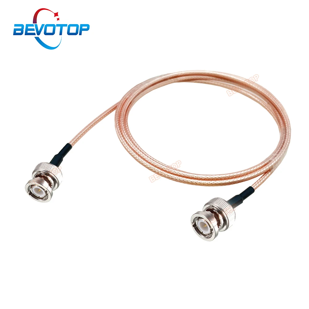 Conversor Adaptador Bnc Macho 10 Núcleos Rg179 Macho 75ohm Sdi Cabo Coaxial rf para Segunda Peça
