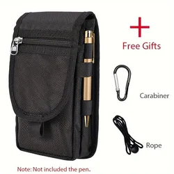 Versatile Oxford Fabric Phone Belt Pouch - Multi - Functional Outdoor Bag for Devices Up to 6.3 Inches (6.3 inch)