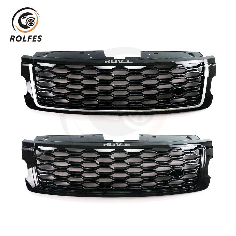 

ROLFES Car Racing Grills Front Bumper Grille Radiator Mesh Grid For Land Rover Range Rover Vogue 2018-2022 Car Accessories