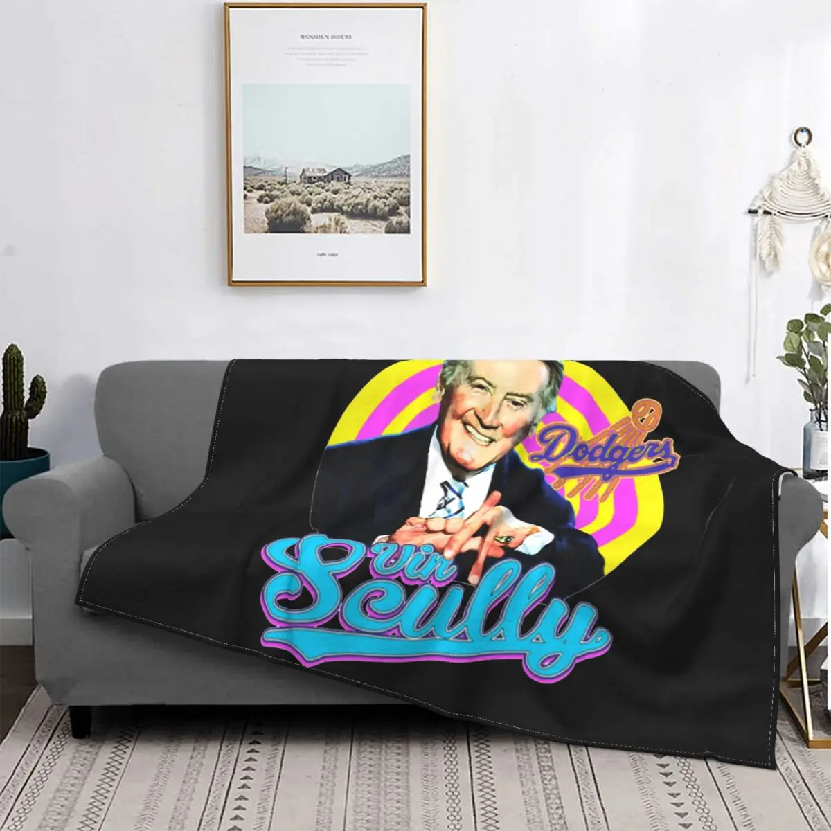 

Vin Scully Baseball 1927-2022 Coral Fleece Plush Throw Blankets Blankets for Home Couch Lightweight Thin Bedspread