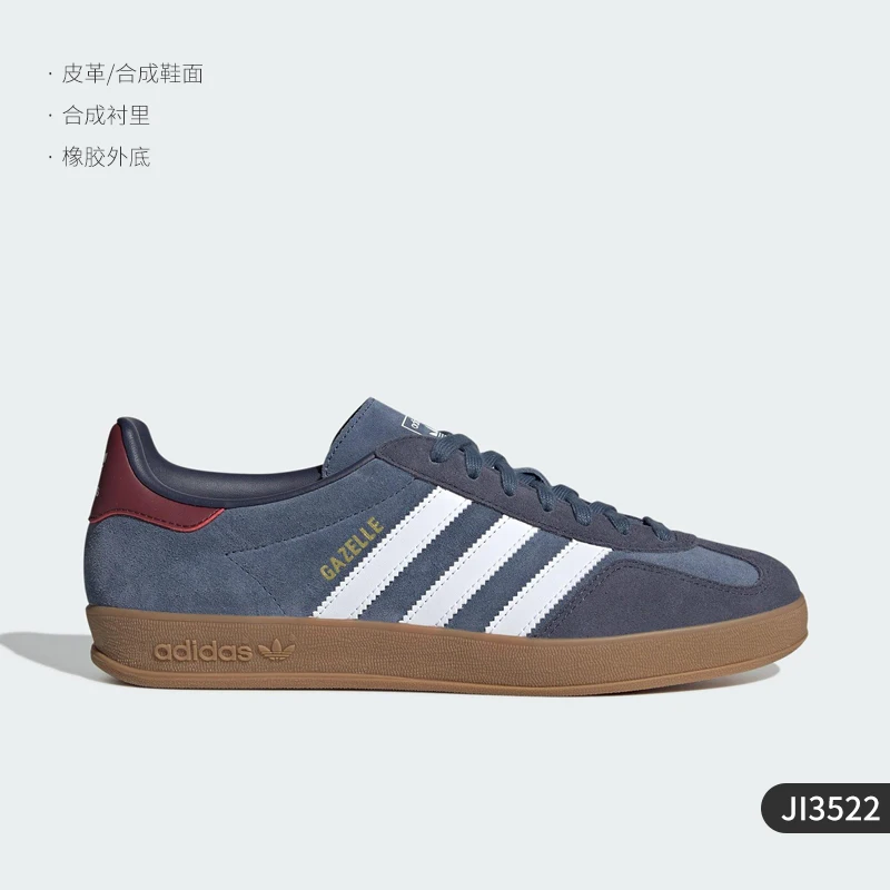 Adidas Oficial Autêntico Três Listras Masculino e Feminino Esporte Clássico Retro Tênis de cano baixo JI3522