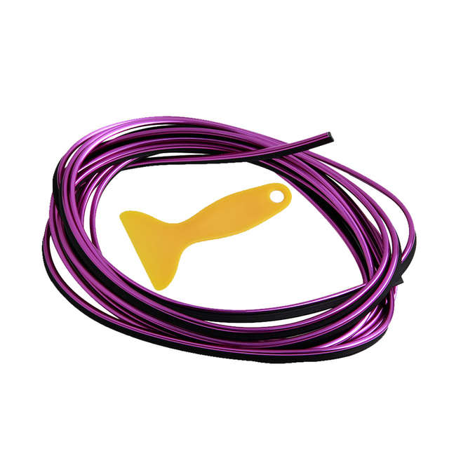 Car Dashboard Door Edge Insert Trim Styling Interior Decorative Moulding Universal Auto Accessories Voiture Strip