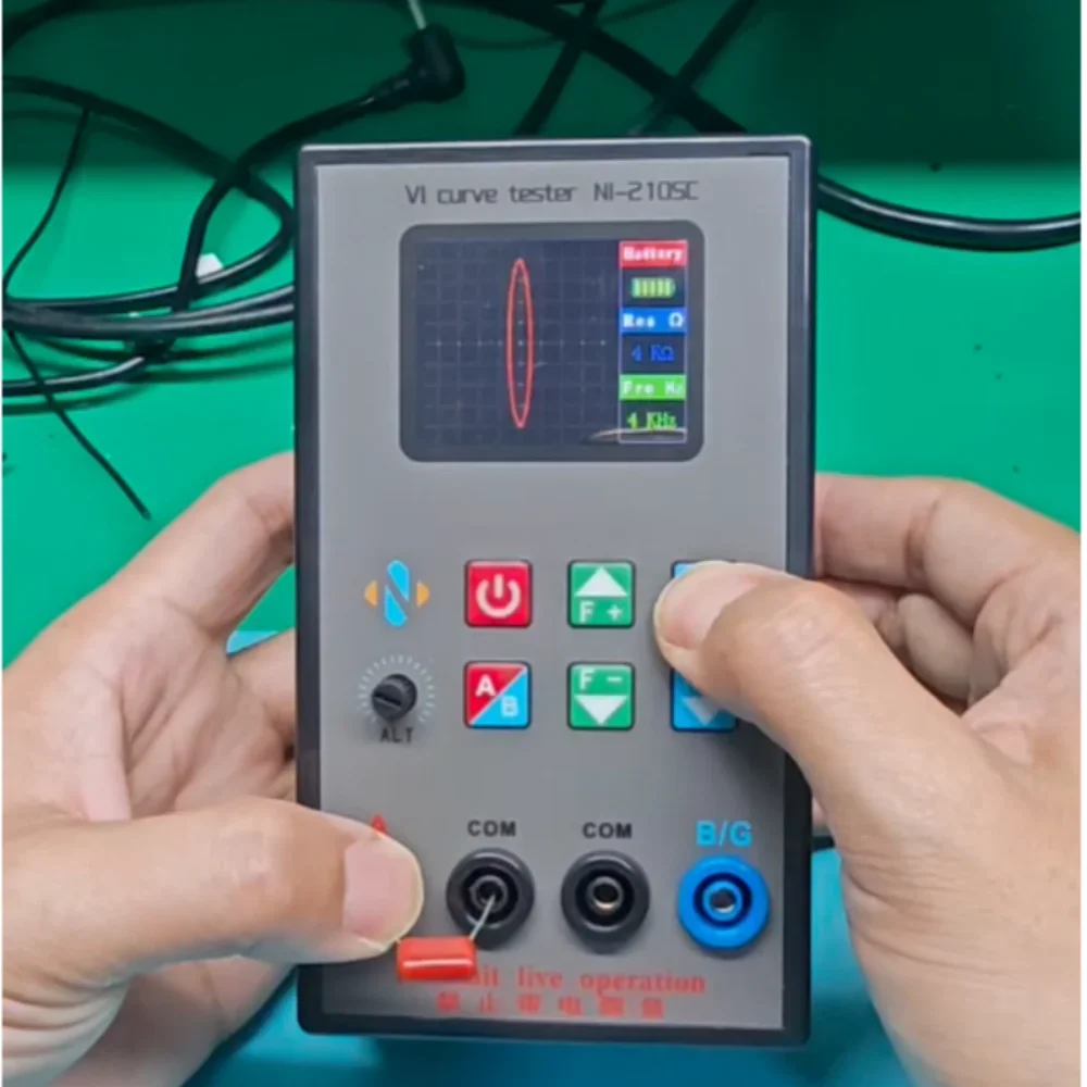 2.0 Inch TFT Screen VI Curve Tester Dual Channel Simultaneous Display vi curve tester