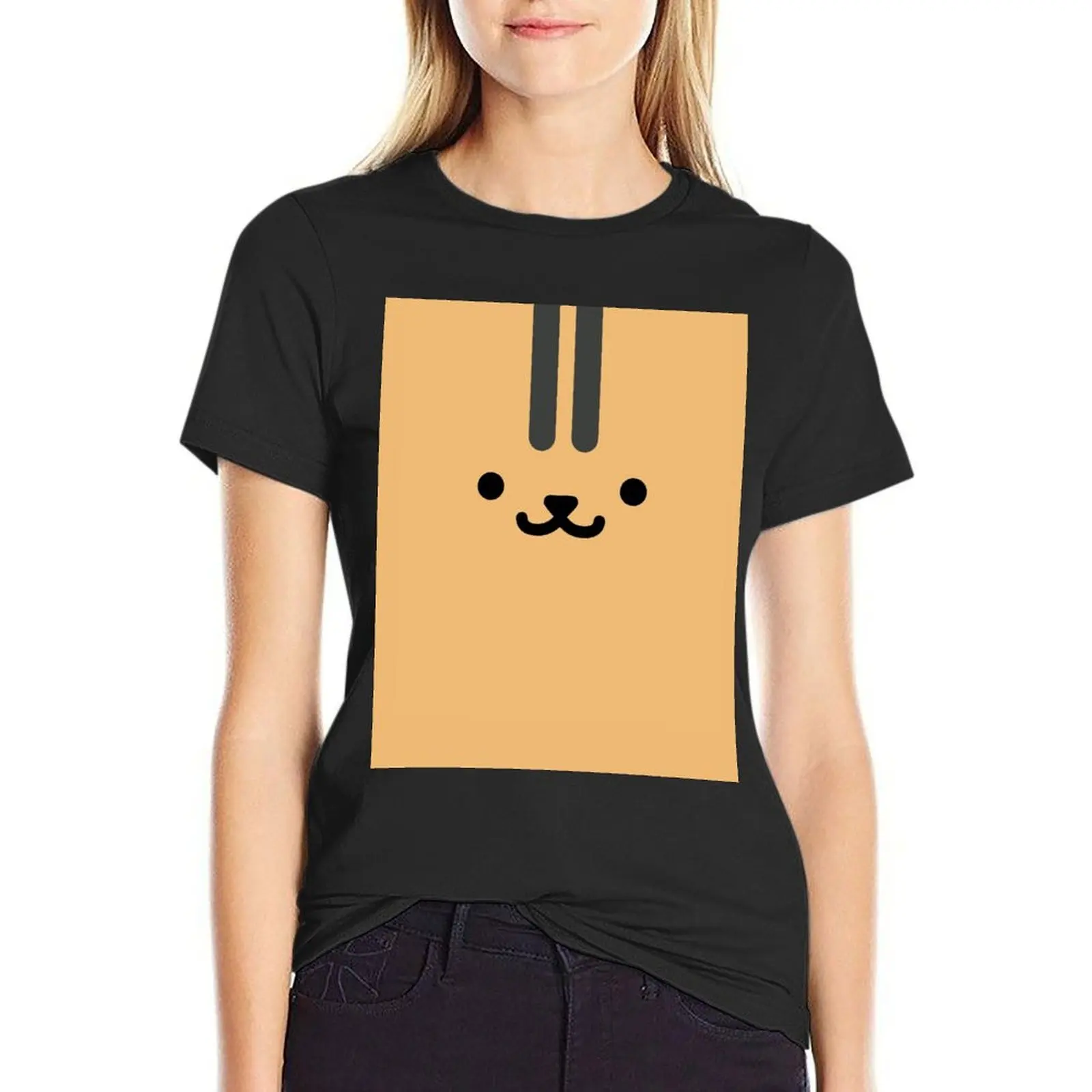 

Neko Atsume - Bolt Graphic T-Shirt lady clothes summer clothes graphics Women's cotton t-shirt