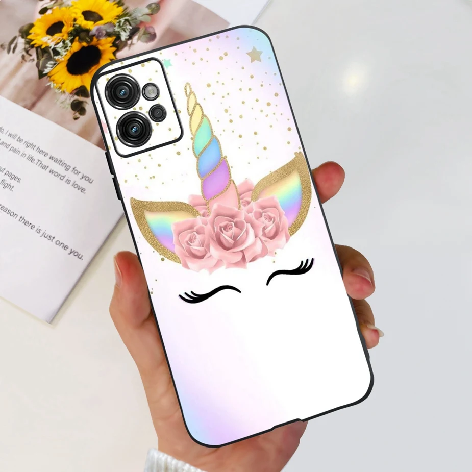 Cute Cat Butterfly Soft Silicone Phone Case, 6.5'' Coque
