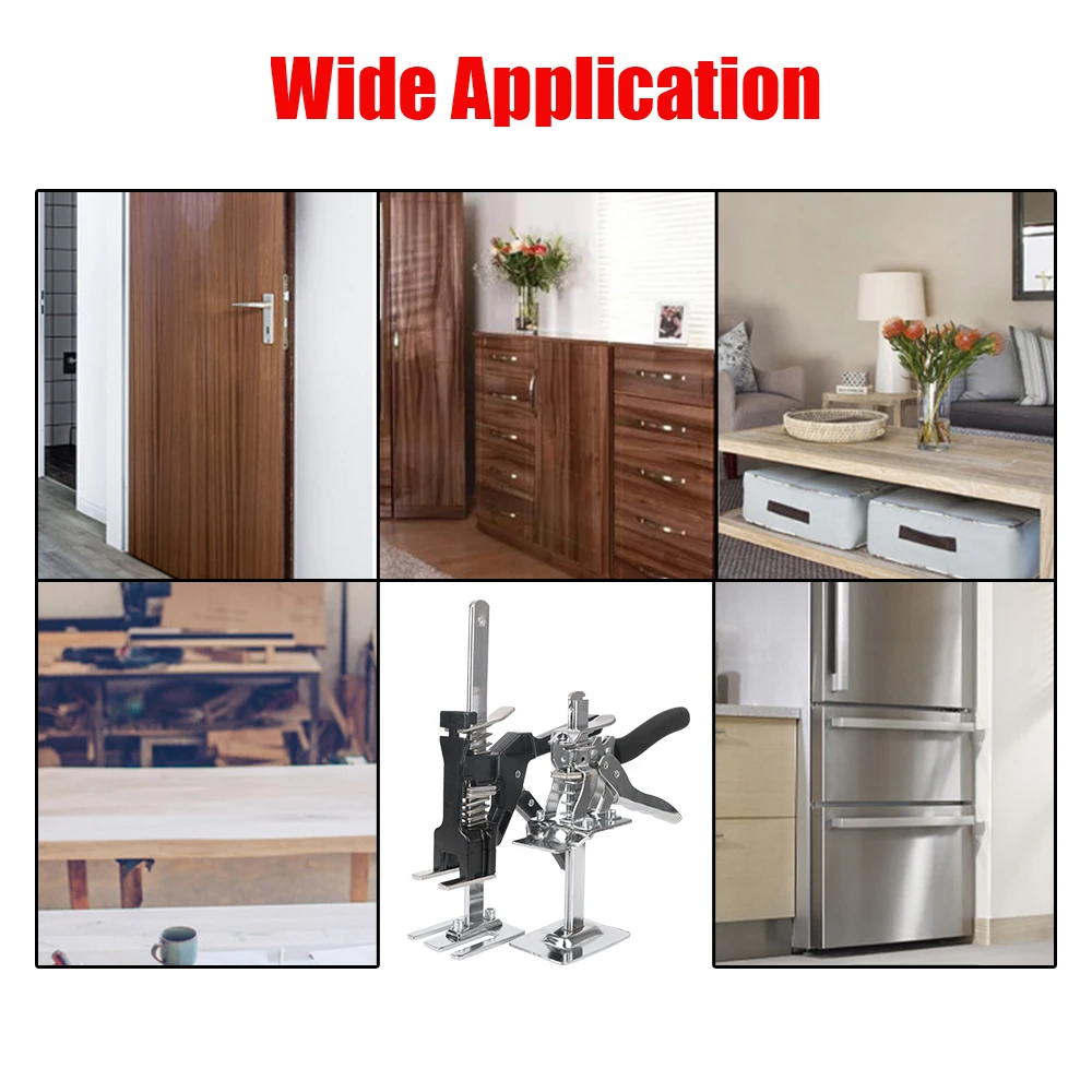 Elevator Tool Door Panel Drywall Lifting Cabinet Board Lifter Hand Lifting Tool Labor-Saving Arm Jack Tile Height Adjuster